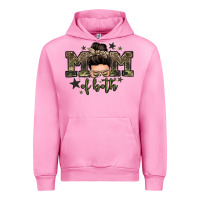 Mom Of Both Boys Messy Bun Urban Hoodie | Teevron