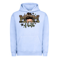 Pigment Grape Ice mom of both boys messy bun Urban Hoodie - Zillion Design Studio