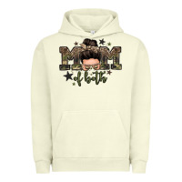 Pigment Pistachio mom of both boys messy bun Urban Hoodie - Zillion Design Studio