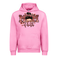 Fuchsia Pink mom of both messy bun Urban Hoodie - Zillion Design Studio