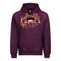 Mauve Wine mom of both messy bun Urban Hoodie - Zillion Design Studio