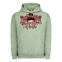 Pigment Oil Green mom of both messy bun Urban Hoodie - Zillion Design Studio