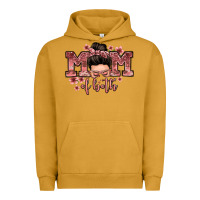Pigment Peanut Butter mom of both messy bun Urban Hoodie - Zillion Design Studio