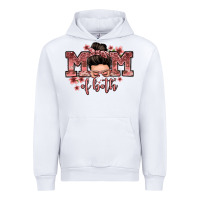 White mom of both messy bun Urban Hoodie - Zillion Design Studio