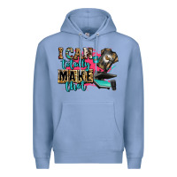 Colony Blue i can totally make that Premium Hoodie - Zillion Design Studio
