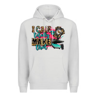 Dove Grey i can totally make that Premium Hoodie - Zillion Design Studio