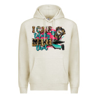Oatmeal Heather i can totally make that Premium Hoodie - Zillion Design Studio