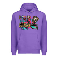 Purple i can totally make that Premium Hoodie - Zillion Design Studio