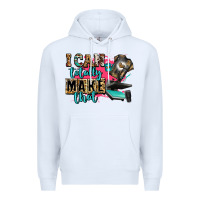 White i can totally make that Premium Hoodie - Zillion Design Studio