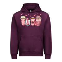 Mauve Wine mother's day floral coffee cups Urban Hoodie - Zillion Design Studio