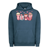 Pigment Midnight Navy mother's day floral coffee cups Urban Hoodie - Zillion Design Studio