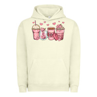 Pigment Pistachio mother's day floral coffee cups Urban Hoodie - Zillion Design Studio