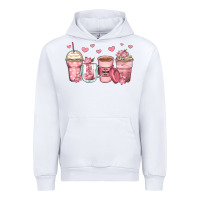 White mother's day floral coffee cups Urban Hoodie - Zillion Design Studio