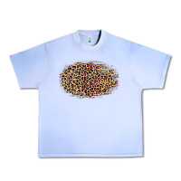Grape Ice Leopard Pattern Urban Heavy Tee - RanaPortraitStore