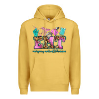 Antique Gold emt emergency medical technician Premium Hoodie - AdoDesignShop