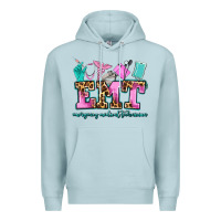 Blue Mist emt emergency medical technician Premium Hoodie - AdoDesignShop