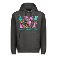 Charcoal Heather emt emergency medical technician Premium Hoodie - AdoDesignShop