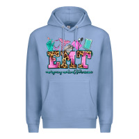 Colony Blue emt emergency medical technician Premium Hoodie - AdoDesignShop
