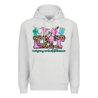 Dove Grey emt emergency medical technician Premium Hoodie - AdoDesignShop