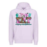 Lilac emt emergency medical technician Premium Hoodie - AdoDesignShop