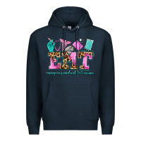 Navy emt emergency medical technician Premium Hoodie - AdoDesignShop