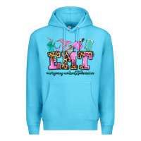 Ocean Blue emt emergency medical technician Premium Hoodie - AdoDesignShop