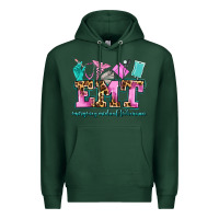Sports Green emt emergency medical technician Premium Hoodie - AdoDesignShop