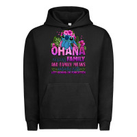 Pigment Black ohana means family Urban Hoodie - Zillion Design Studio