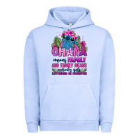 Pigment Grape Ice ohana means family Urban Hoodie - Zillion Design Studio