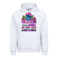 White ohana means family Urban Hoodie - Zillion Design Studio