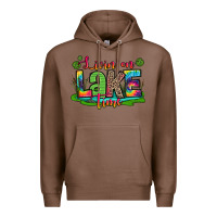 Chestnut living on lake time Premium Hoodie - Zillion Design Studio