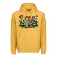 Mustard living on lake time Premium Hoodie - Zillion Design Studio