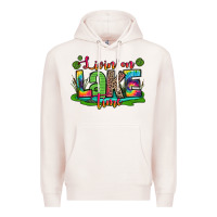 Pale Pink living on lake time Premium Hoodie - Zillion Design Studio