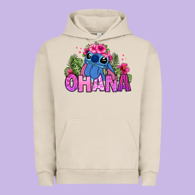 Ohana Stitch Urban Hoodie Designed By Zillion Design Studio