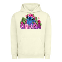 Pigment Pistachio ohana stitch Urban Hoodie - Zillion Design Studio