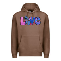 Chestnut love stitch Premium Hoodie - Zillion Design Studio