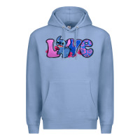 Colony Blue love stitch Premium Hoodie - Zillion Design Studio