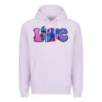 Lilac love stitch Premium Hoodie - Zillion Design Studio