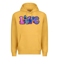 Mustard love stitch Premium Hoodie - Zillion Design Studio