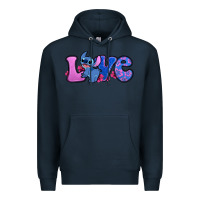 Navy love stitch Premium Hoodie - Zillion Design Studio