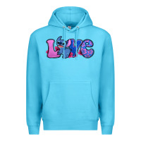 Ocean Blue love stitch Premium Hoodie - Zillion Design Studio