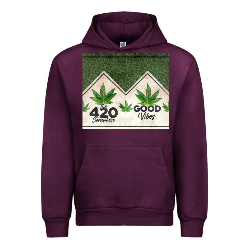 420 Somewhere Good Vibes Weed Tumbler2 Urban Hoodie by CTS Tumbler Store | Teevron