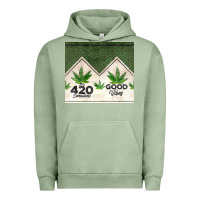 Pigment Oil Green 420 somewhere good vibes weed tumbler2 Urban Hoodie - CTS Tumbler Store
