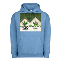Pigment Pebble Blue 420 somewhere good vibes weed tumbler2 Urban Hoodie - CTS Tumbler Store