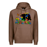 Chestnut mama bear autism Premium Hoodie - Zillion Design Studio