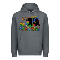 Rock mama bear autism Premium Hoodie - Zillion Design Studio