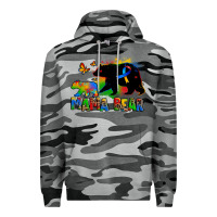 Slate Camo mama bear autism Premium Hoodie - Zillion Design Studio