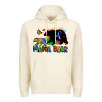 Tofu mama bear autism Premium Hoodie - Zillion Design Studio