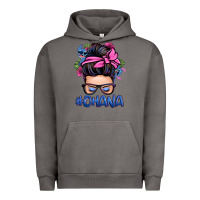 Pigment Tornado ohana stitch messy bun Urban Hoodie - Zillion Design Studio