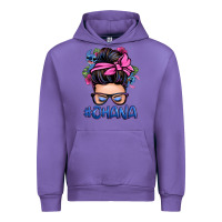 Tulip ohana stitch messy bun Urban Hoodie - Zillion Design Studio